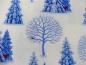 Preview: Patchworkstoff Tomtens Village Winterwald Nahansicht